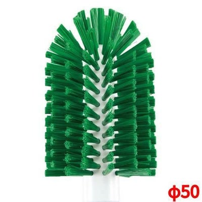 ブラシ 【ヴァイカン ビンクリーナー ハードタイプ 5380-50 グリーン】 / φ50×140 /【グループA】