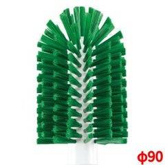 ブラシ 【ヴァイカン ビンクリーナー ハードタイプ 5380-90 グリーン】 / φ90×160 /【グループA】