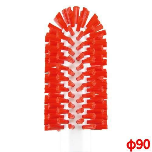 ブラシ 【ヴァイカン ビンクリーナー ハードタイプ 5380-90 レッド】 / φ90×160 /【グループA】