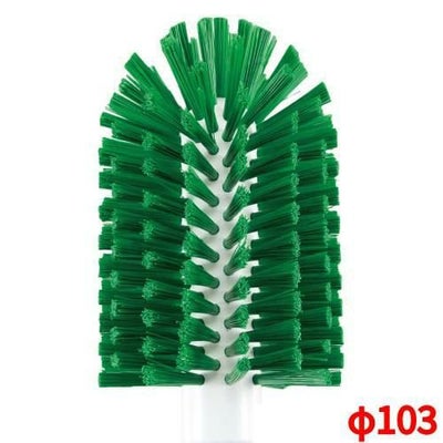 ブラシ 【ヴァイカン ビンクリーナー ハードタイプ 5380-103 グリーン】 / φ103×165 /【グループA】
