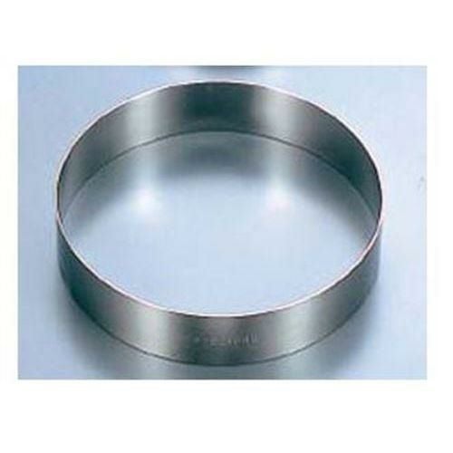 ケーキリング丸型 直径180×H40 アルゴン 18-8EBM