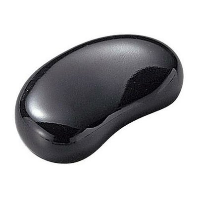 箸置 【黒 そら豆箸置】 幅50mm×奥行28mm×高さ10mm【グループB】【プロ用】