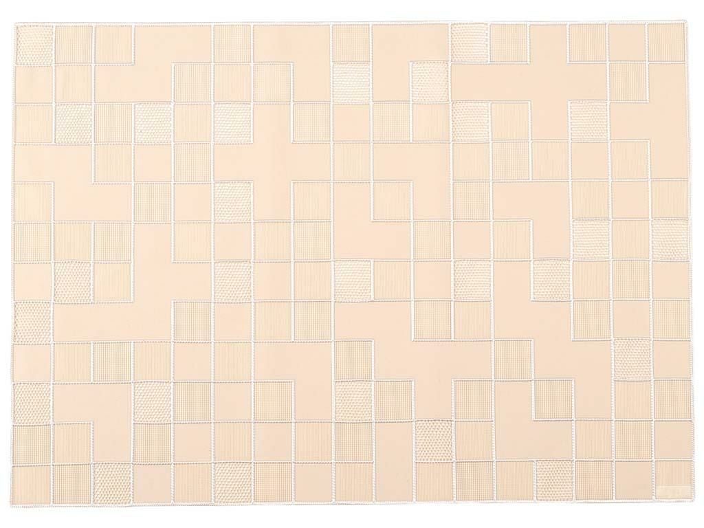 ランチョンマット 【プレイスマット「寄木」ベージュ YO-004】 YO-004/【グループA】