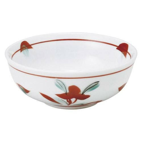 とんすい 吉兆赤絵 4.0玉割