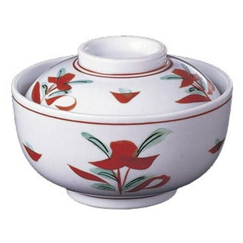 煮物碗 吉兆赤絵 円菓子碗