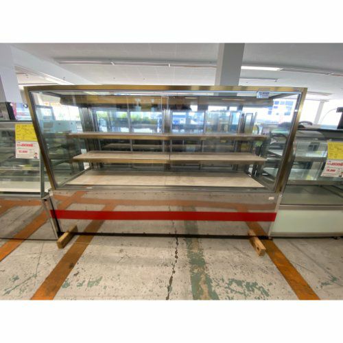 業界最長1年保証】【中古】ケーキショーケース ダイヤ冷ケース 幅2100