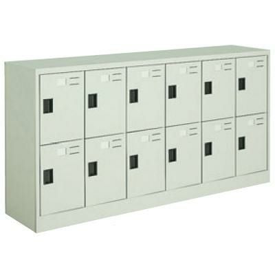 スクールロッカー（シューズボックス）ＳＬＫ－ＨＹ１２ＫＦ１ １２人用（６列２段）