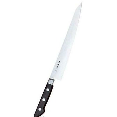 堺孝行作(日本鋼・ツバ付) 筋引 21cm