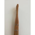TRUSCO 竹ひご箒 短柄 全長740mm 柄340mm