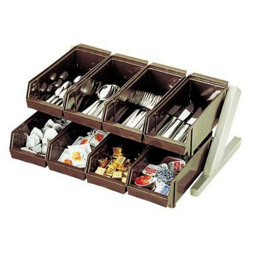 オーガナイザー 2段4列 (8ヶ入) ダークブラウン