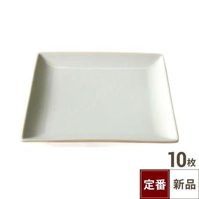 TB LAPIS 正角皿 白 21cm/10入