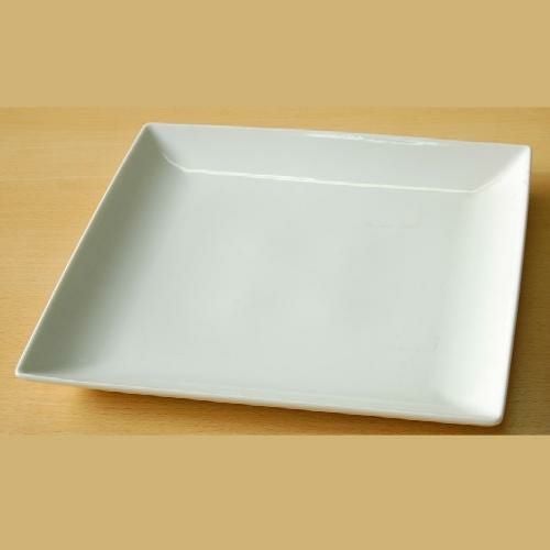 【飲食店定番】TB LAPIS 正角皿 白 26cm/10入 10入