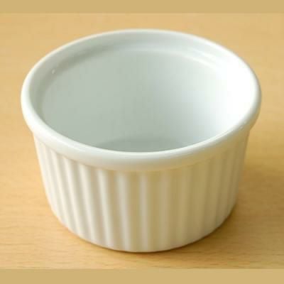 【飲食店定番】TB スフレ 白 8cm 満水120cc 適量90cc/10入