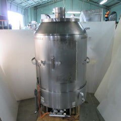 業務用/新品】【マルゼン】ガス回転釜 110L 鋳鉄製 MKGS-T110 幅1360 