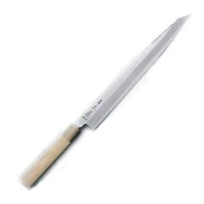 正本 本霞(玉白鋼)柳刃庖丁 21cm KS0421