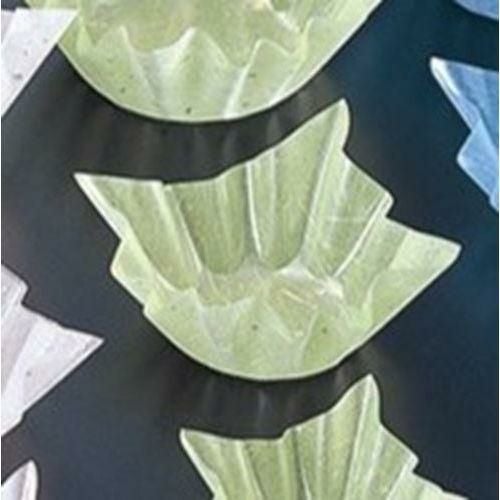 旬彩の器 金銀雲龍(中)緑(3,600枚入) 縦12×横12×高6(底径φ8)(cm)