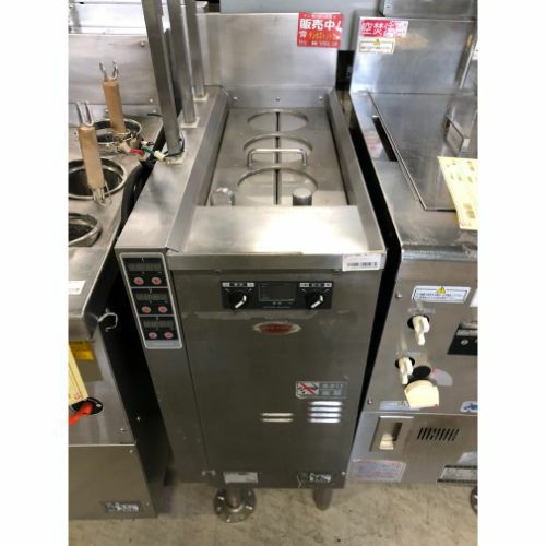 さ*ば様 【業務用】茹で麺機　鍋【中古】 中古】 A07408 マルゼン ゆで麺機用 ゆで麺鍋 7テボ 鍋直径 50cm