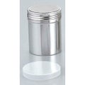 18-8 パウダー缶(アクリル蓋付)大 φ70×95