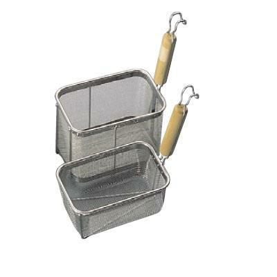 うどんテボ H145 角型 木柄 深型 18-8 SI