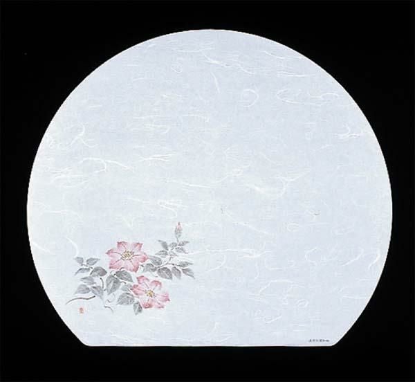 尺三 半月 懐石まっと 抗菌遠赤和紙（100枚入） WH-12 鉄仙 6月から7月 【同梱グループA】