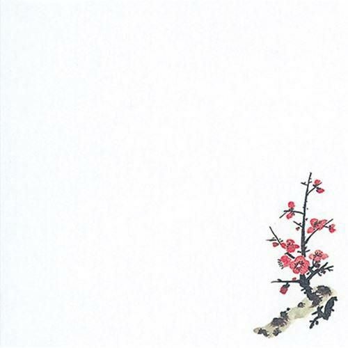 耐油懐敷 15角 梅(100枚入) 縦15×横15(cm)