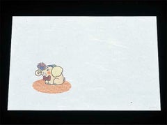 尺三 懐石まっと 抗菌遠赤和紙(100枚入)WO-03 ぞうさん