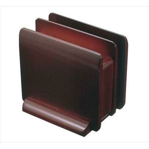 木製 ナフキン&メニュースタンド ブラウン(15242)