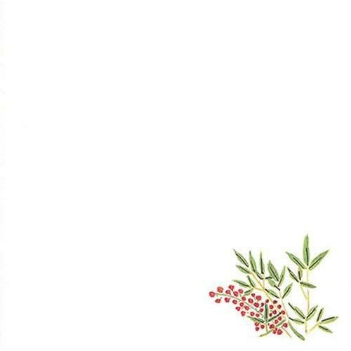 耐油懐敷 15角 南天(100枚入) 縦15×横15(cm)