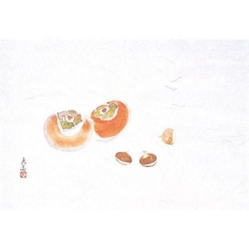 萬寿 柿と栗(100枚入) 縦26.5×横39(cm)