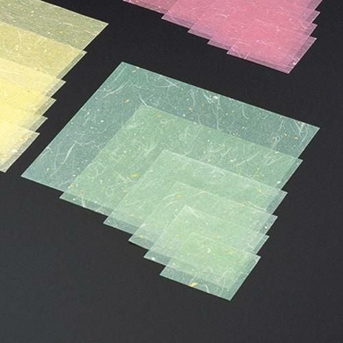 金箔紙ラミネート 緑 10角(500枚入) 縦10×横10(cm)