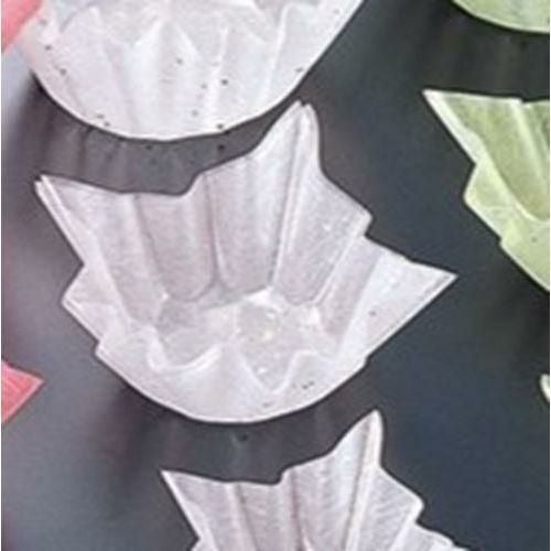 旬彩の器 金銀雲龍(中)白(300枚入) 縦12×横12×高6(底径φ8)(cm)