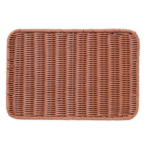 樹脂バスケットシリーズ[プリート] すのこ DS113 37型 ブラウン