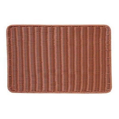 樹脂バスケットシリーズ［プリート］ すのこ DS113 56型 ブラウン 【同梱グループA】