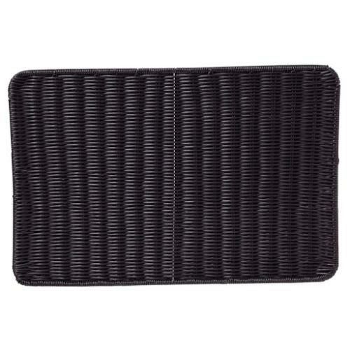 樹脂バスケットシリーズ［プリート］ すのこ DS113 56型 ブラック 【同梱グループA】