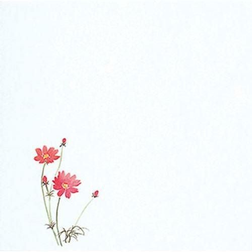 耐油懐敷 12角 秋桜(100枚入) 縦12×横12(cm)