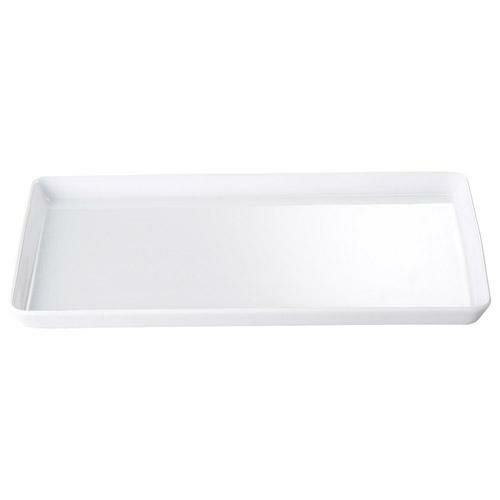 プレート 【長角ケーキプレート 特白磁 12.0吋】 幅308mm×奥行195mm×高さ15mm【グループB】【プロ用】
