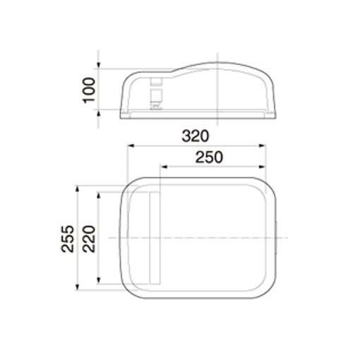 【TOSEI】真空包装機 卓上型 シール有効寸法220mm V-282 幅318×奥行491×高さ576mm