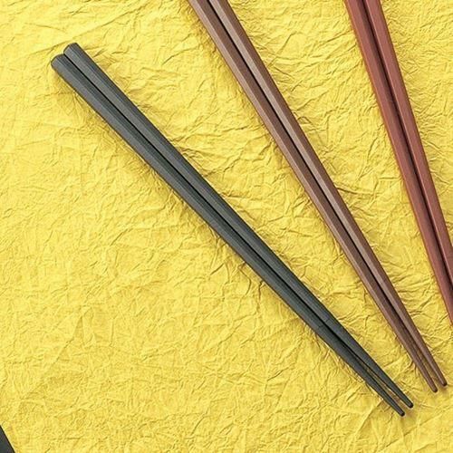 SPS箸 六角 黒 22.5cm(100膳入)