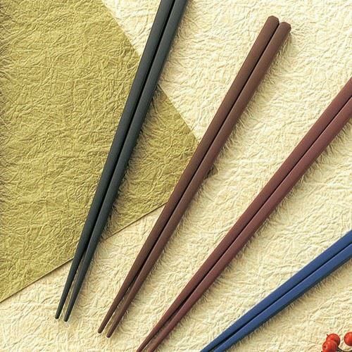 SPS箸 四角 茶 21cm(100膳入)