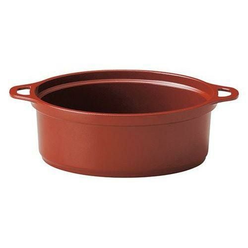 ミニココ オーバル 赤(アルミ)