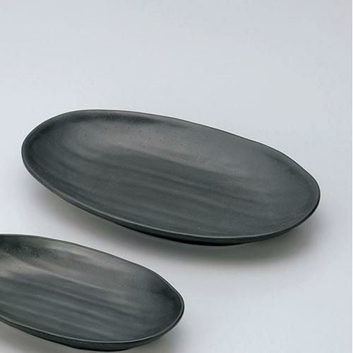 小判皿(大)黒(メラミン) (5個入)