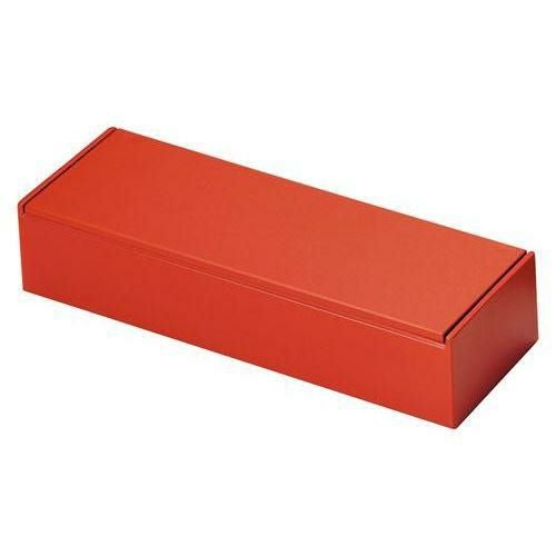 箸箱 葵 赤 ようじ入付(ABS)