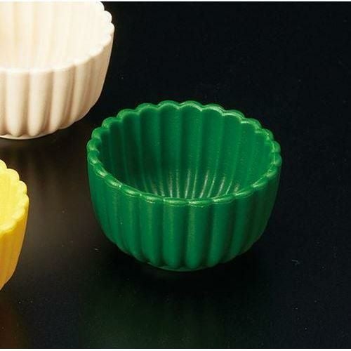 珍味入れ 菊(小)緑(100個入)