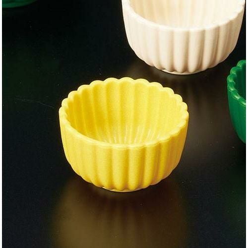 珍味入れ 菊(小)黄(100個入)