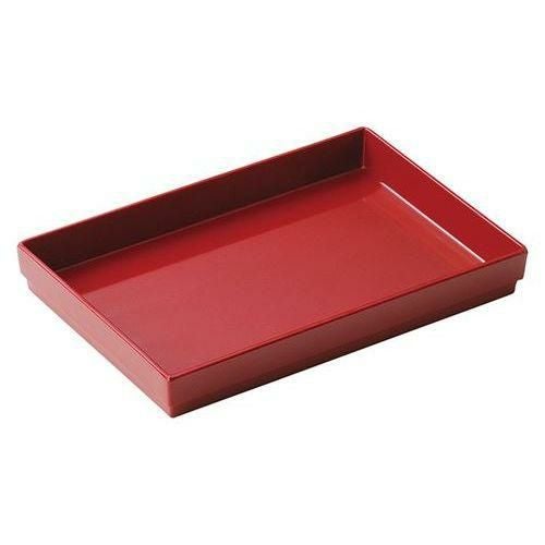 ココプレート 長角(大)赤