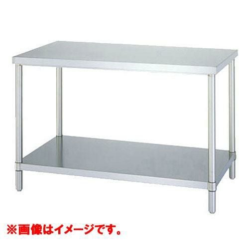 型式：WBN-18045【シンコー】アジャスト付･ベタ棚仕様 作業台 奥行：450mm 【組立式】