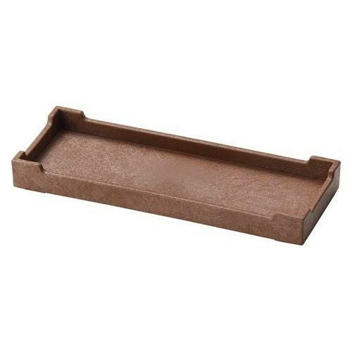 カスター盆 ブラウン 8.5×23