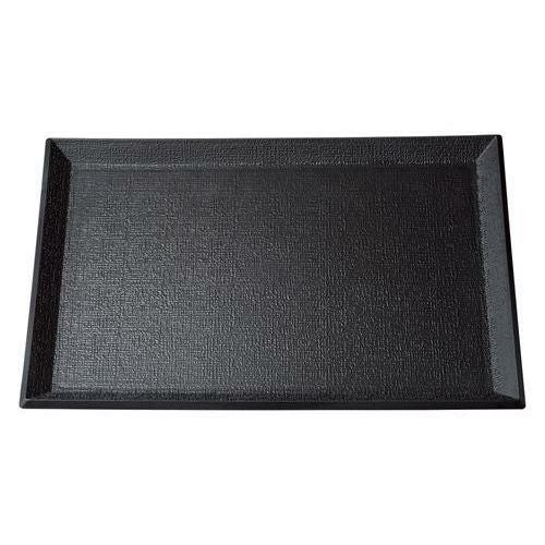 長角盆 390×290 黒 N.S