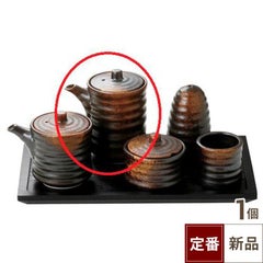 ソース入 【焼締 ソース入】 高さ97mm×(手付・はみ出し部分含む)サイズ:88・直径:63【グループB】【プロ用】