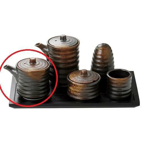 醤油入 焼締 醤油入食器/